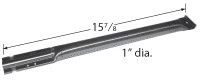 15 7/8 X 1, Stainless Burner, Charbroil, Kenmore, Nexgrill - 15591