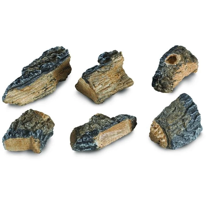 Real Fyre Decorative Charred Wood Chips - Set Of 6