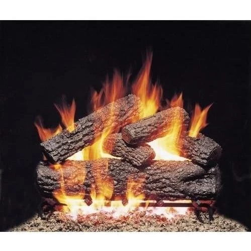 Real Fyre 24-in Post Oak Vented Logs Only No Burner - PO-24
