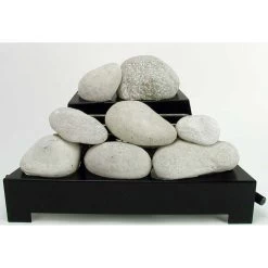 20-in White ALTERNA Vent Free FireStones Manual Black Chassis | NG