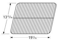 13 15/16 X 19 7/16, Aussie Porcelain Wire Cooking Grid - 56121