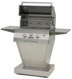 Solaire 27GIR Basic All Infrared Natural Gas Grill W Angular Pedestal Base