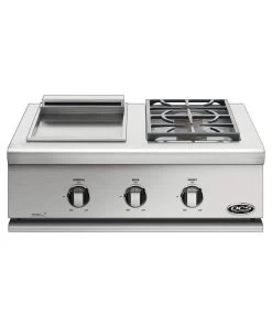 DCS Liberty Side Burner Griddle Unit Built In | NG | BFGC-30BGD-N