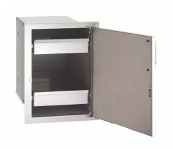 Firemagic 20x14 Single Door With Dual Storage Drawer - 33820-S