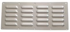 Outdoor Kitchen Stainless Steel Louver Vent Cover, Vent-L