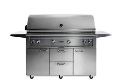 Lynx 54” Freestanding Grill With 1 Trident Infrared Burner, 3 Ceramic Burners, Rotisserie - L54TRF
