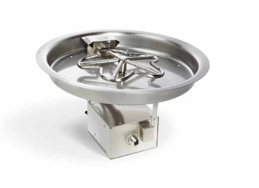 25-in Drop In Complete Stainless Steel Fire Pit Kit | NG