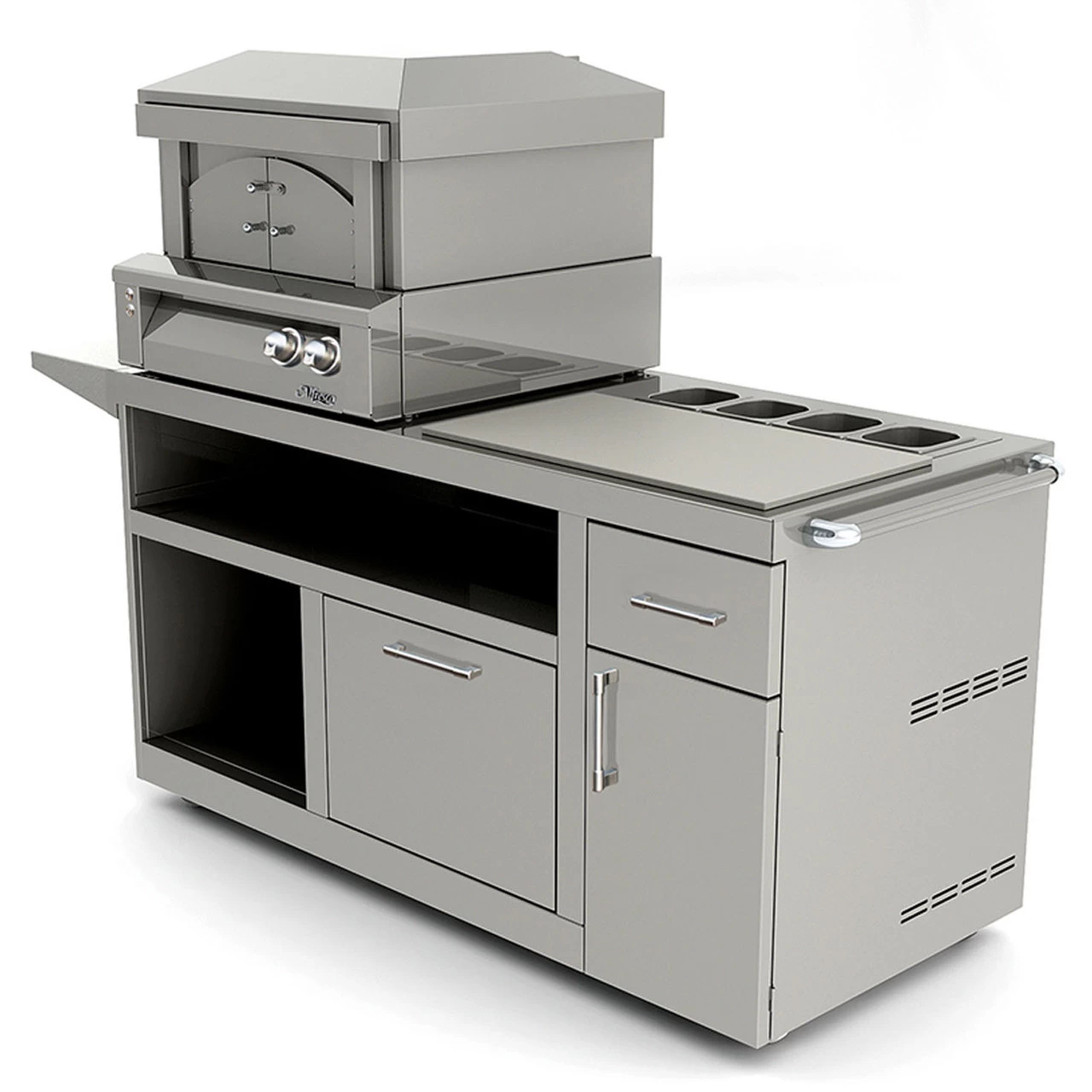 Alfresco 30 Inch Pizza Prep Cart