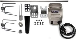 Universal Complete Grill Rotisserie Kit - 45" X 1/2" W/ Electric Motor