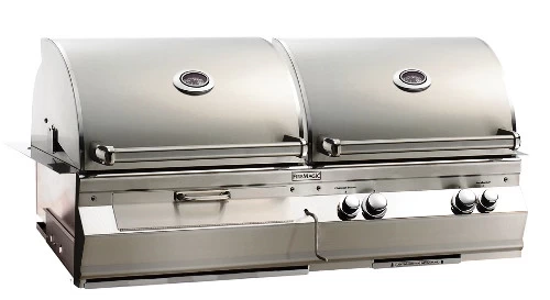 Fire Magic Aurora A830i Charcoal/Gas Built-in Grill, No Rotisserie