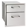 AOG Stainless Steel Double Drawer - 16-15-DSSD
