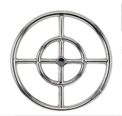 12" Double-Ring Natural Gas Firepit Burner