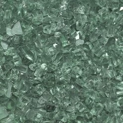 1/4" Evergreen Fire Glass, American Fireglass, 10 Lb