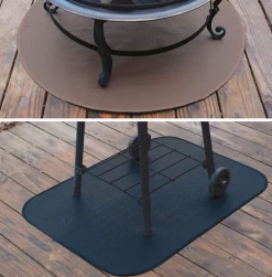 Black 30 X 84 Rectangular Grill Mat