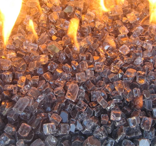 American Fireglass Gray | 1/2-in Fire Glass | 10 Lb