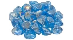 American Real Fyre Steel Blue Diamond Nuggets, 10 Lbs