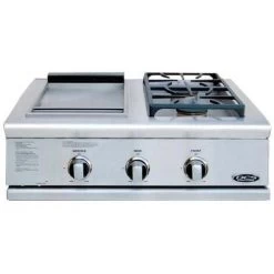 DCS Liberty Series Side Burner Griddle | LP | BFGC-30BGD-L