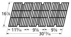 16 7/8 X 30 13/16, Cast Iron Cooking Grids | Outdoor Gourmet