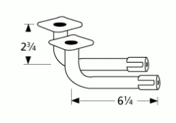 Sunbeam L Shaped Venturi Tubes Pair - 74202