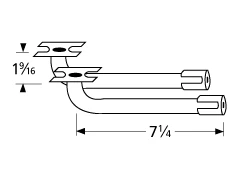 MHP, PGS L-shaped Venturi Pair - 78002