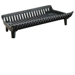 Franklin Cast Iron Fireplace Grate 1 1/2" Clearance To Floor