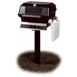 MHP JNR Propane Grill W/ SearMagic Grids On In-Ground Post