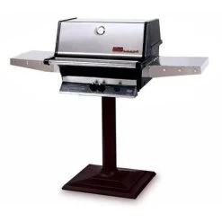 MHP TJK2 Natural Gas Grill W/ Stainless Steel Grids On Bolt Down Post